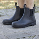 男款 工作鞋 防水胶鞋 户外鞋 非皮鞋 短筒钢板防穿刺雨鞋