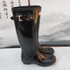 高筒靴防水防滑防耐磨雨鞋 原版 亨特雨靴女款 橡胶材质