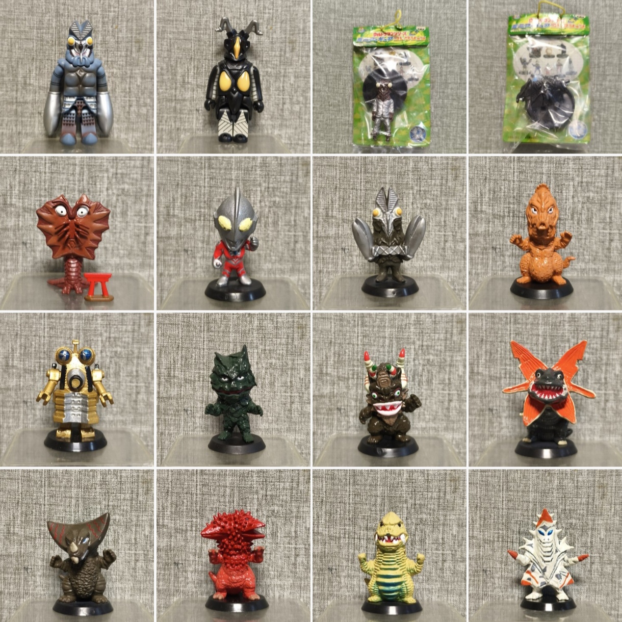 日版万代PLEX Kubrick Q版怪兽奥特曼盒蛋MINI BIG HEAD迷你大头