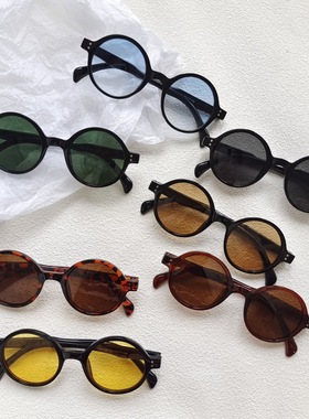 新款休闲百搭优雅圆框个性太阳镜