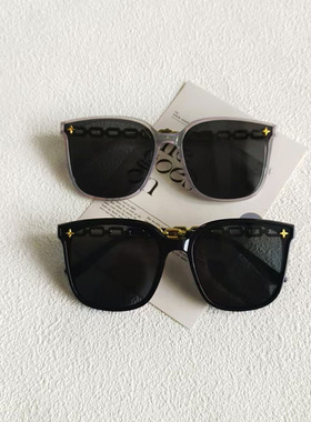 星星墨镜女士2025新款街拍大方框