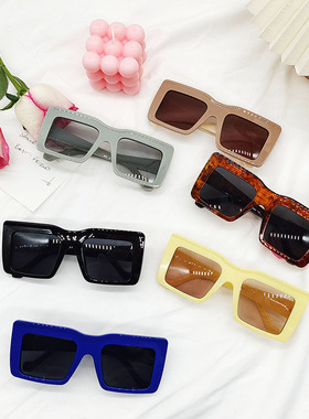 小猪旦旦防晒方框时尚男女太阳镜