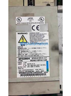 MDSC1SPA110R 三菱伺服驱动器现货包邮 议价议价$