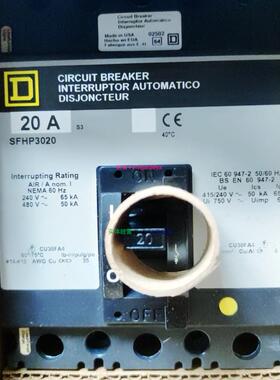 配件SQUARE D SFHP3020 3P 20A议价