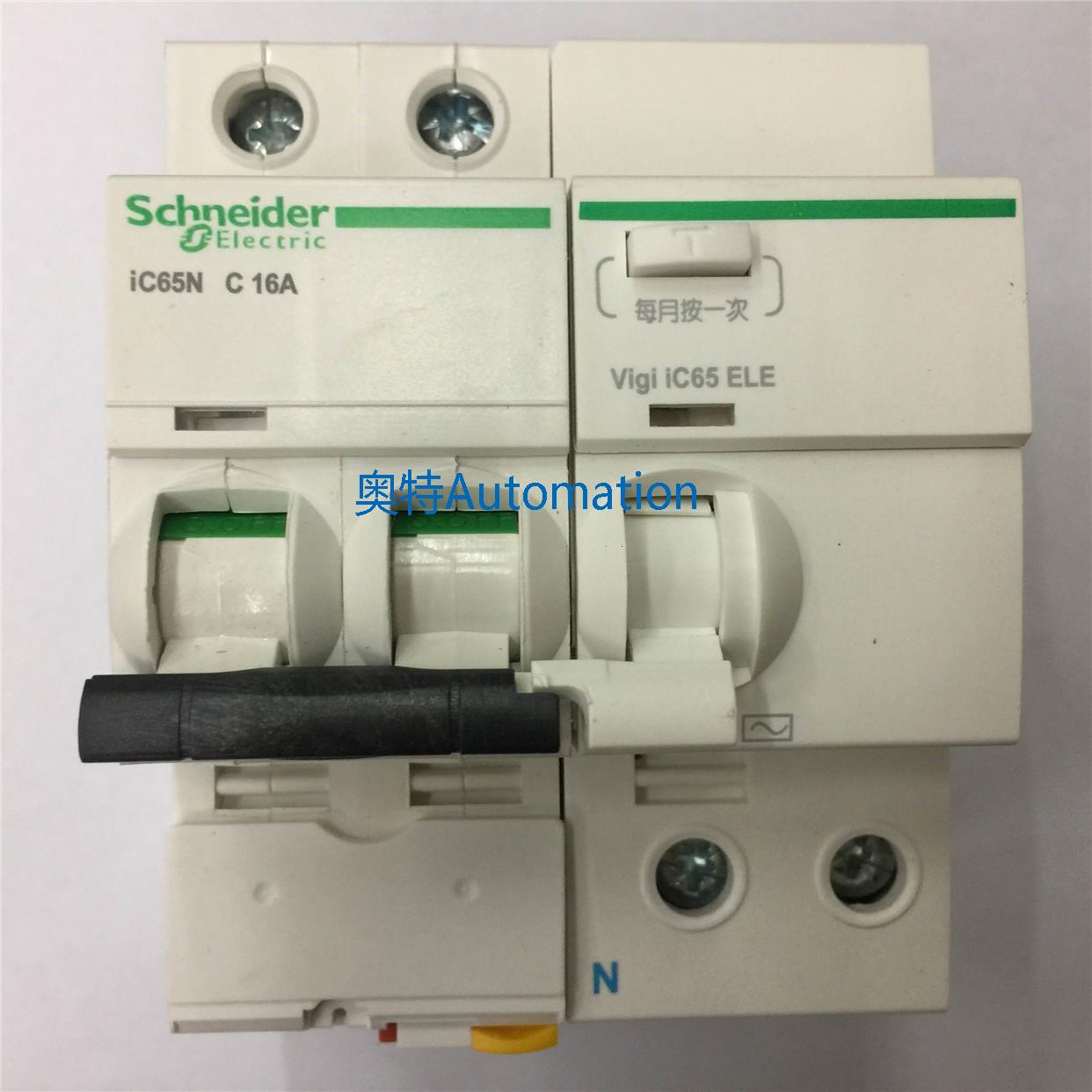 原装iC65N 2P C16A 30mA施耐德剩余电流动作保护小型漏电开议价$