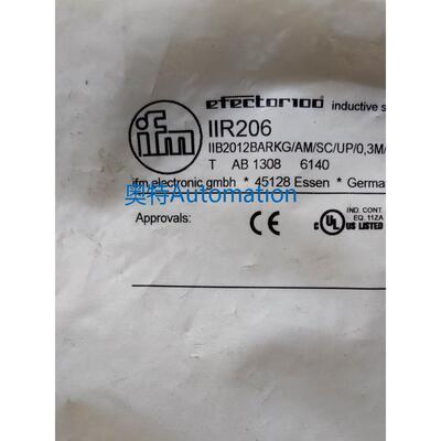 IFM IIR206 IIS205 IIS206 IIS208 全新原装易福门 现货议价$