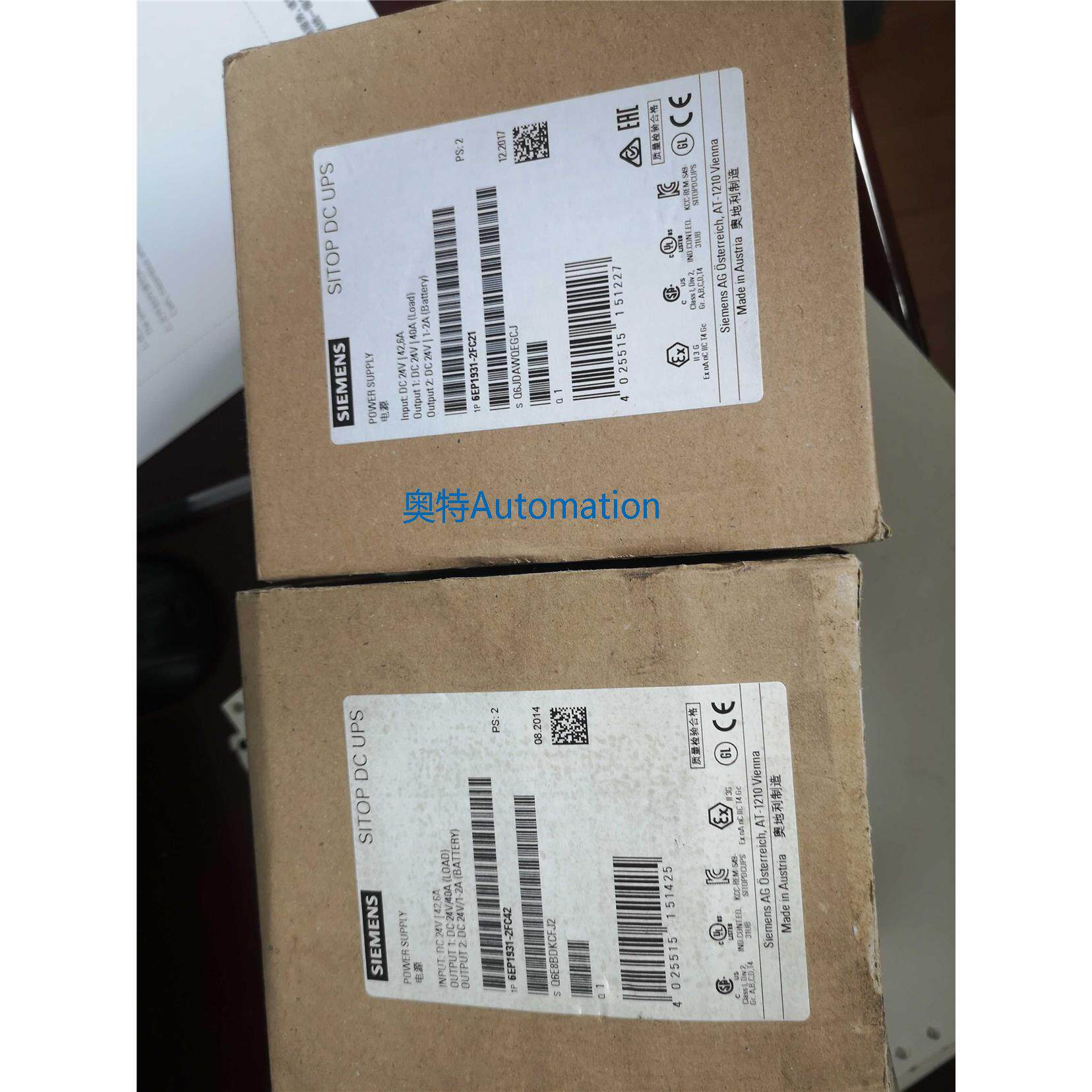 全新西门子24V电源模块6EP1931-2FC42无包装实物图，产品都是全新