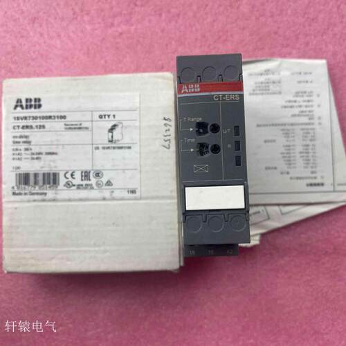 ABB全新原装时间继电器CT-ERS.12S 1SVR730100R3100议价$