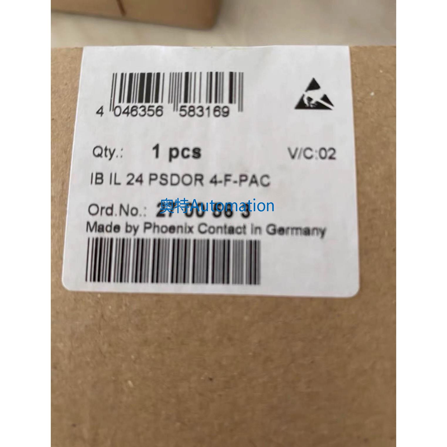 议价 全新菲尼克斯继电器安全模块IB IL24 PSDOR 4-F-PAC 2700563