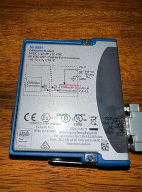 配件美国原装正品 NI9881现货出售，功能包好，有意私聊议价议价