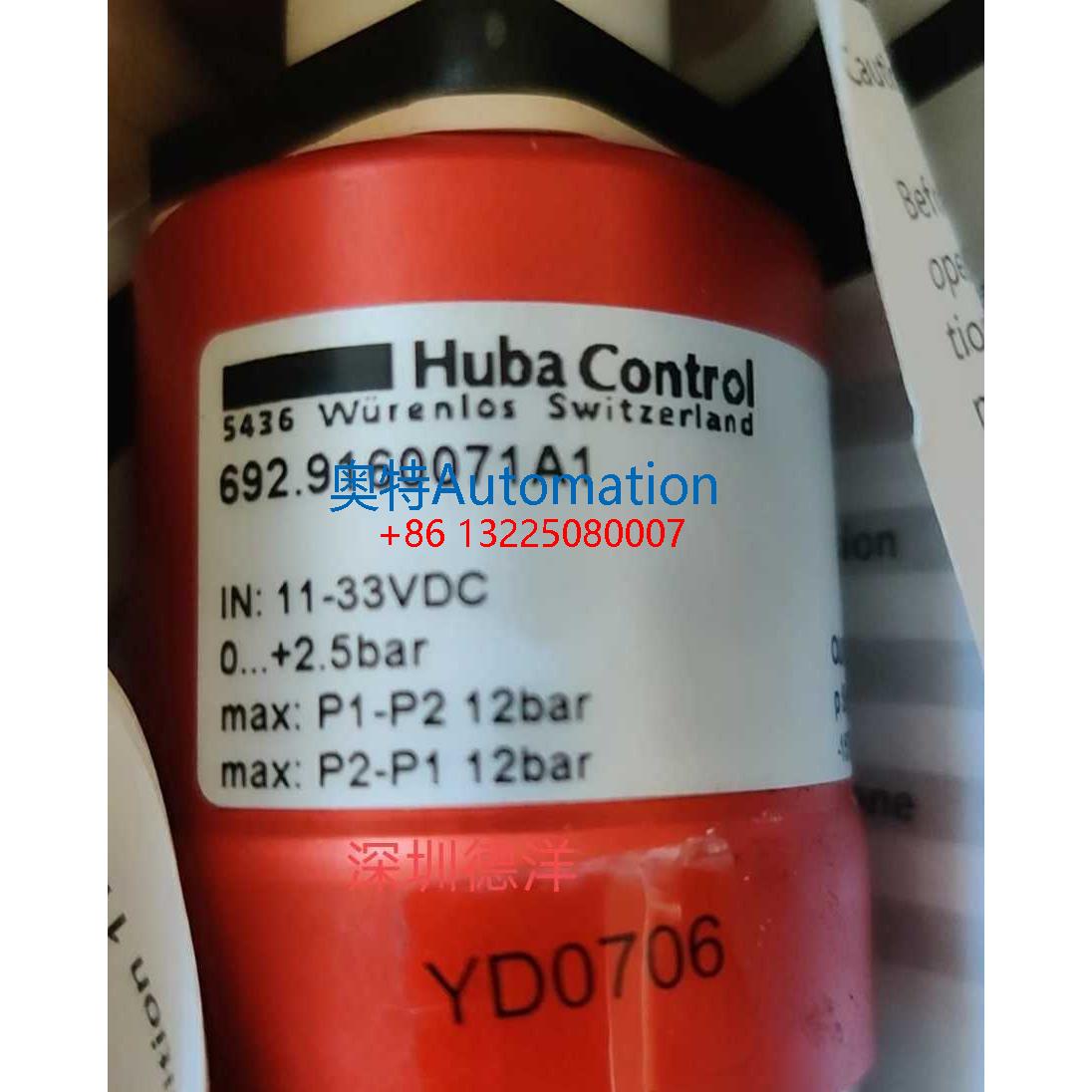 瑞士huba压力传感器692.9160071A1全新原装现货议价$