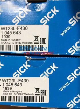 全新SICK西克光电传感器1045643 WT23L-2F430原装进口现货议价$