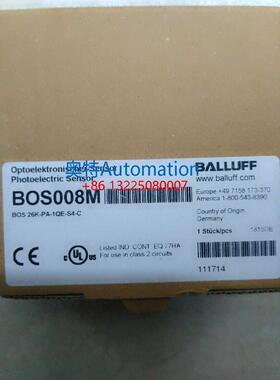 全新BALLUFF BOS008M bos26k-pa-1qe-s4-c原装 传感器现货议价$