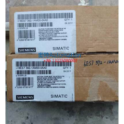 全新西门子连接器 6ES7392-1AM00-0AA0 原装现货议价$