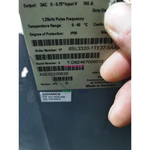 6SL3320 6AA3 1TE37 5AA3 8AA3 配件6SL3320 1TE33 1TE32