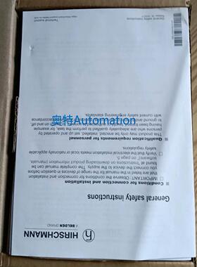 德国品牌赫斯曼交换机RS30-1602OOZZSDAEHC09.0.10全新原装议价$