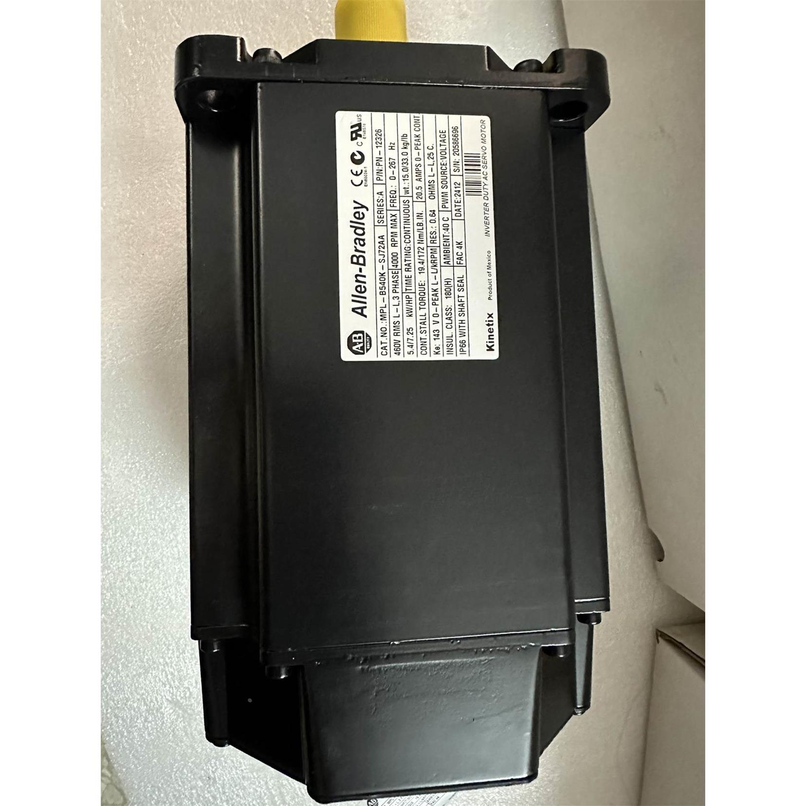 AB罗克韦尔伺服电机MPL-B540K-SJ72AA，99新议价议价$