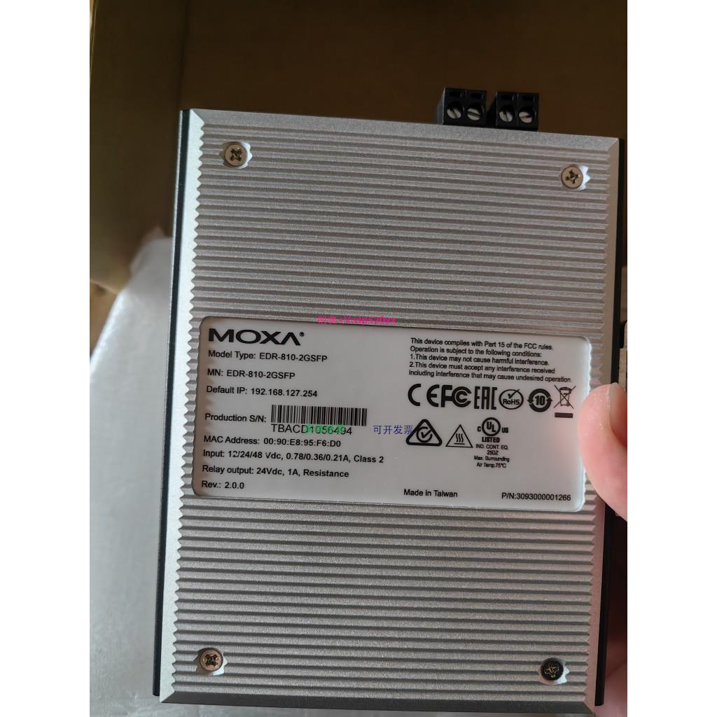 配件 EDR-810-2GSFP 摩莎 NAT/VPN工业安全路由器 现货 特价活动