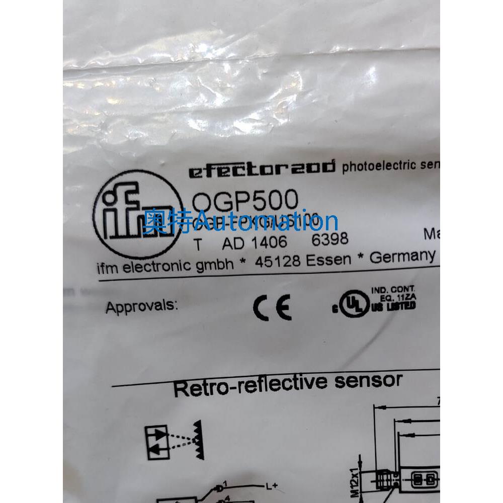 IFM OGP500 OGP501 OGP503 OGP700 全新原装易福门 现货议价$