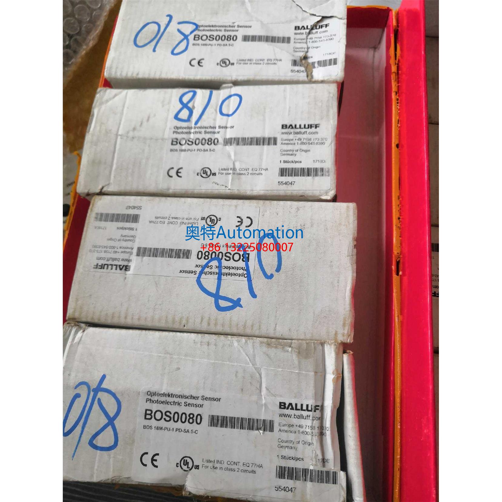 全新BALLUFF BOS0080 18M-PU-1PD-SA5-C 原装现货议价$