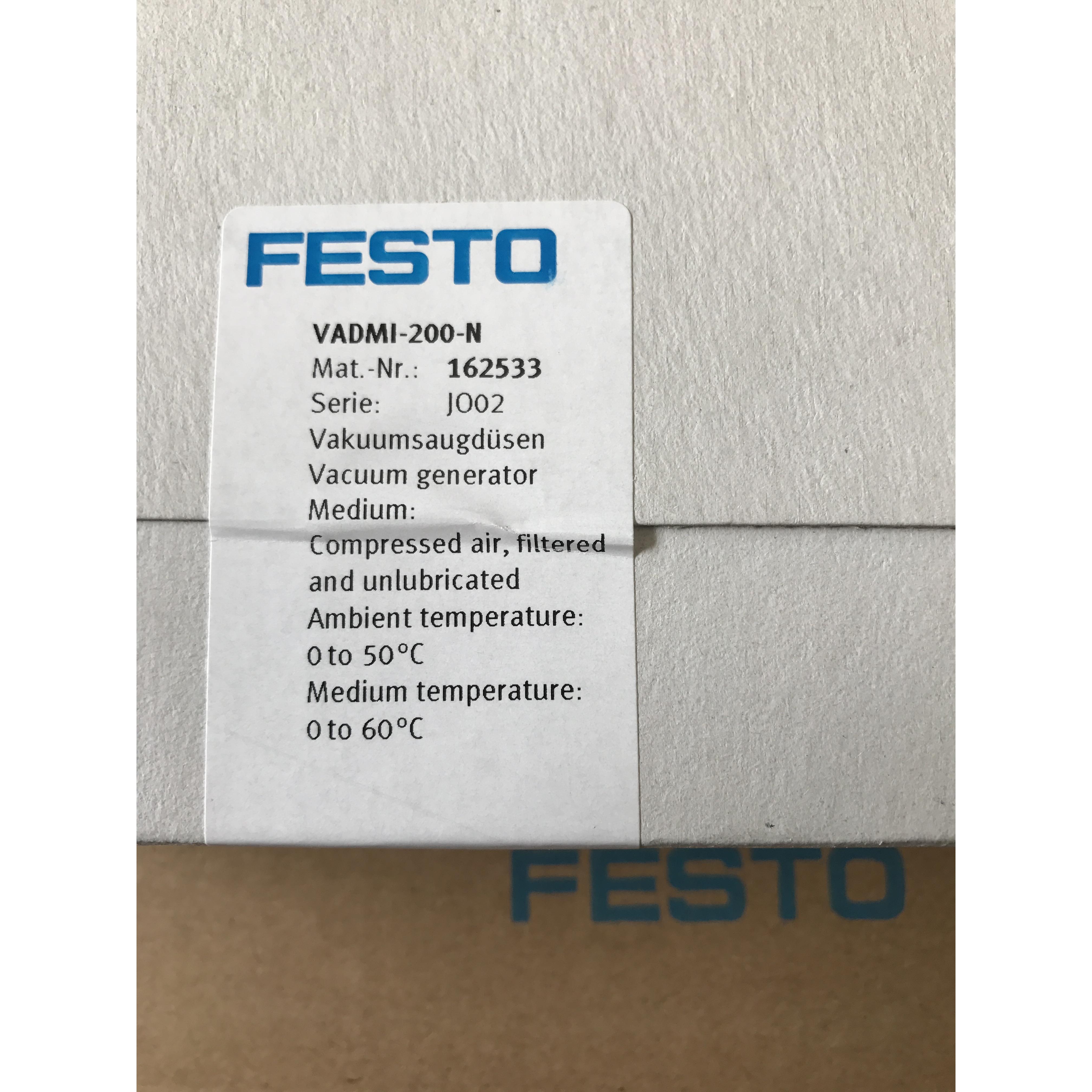 配件费斯托真空发生器 VADMI-200-N 162533原装正品议价