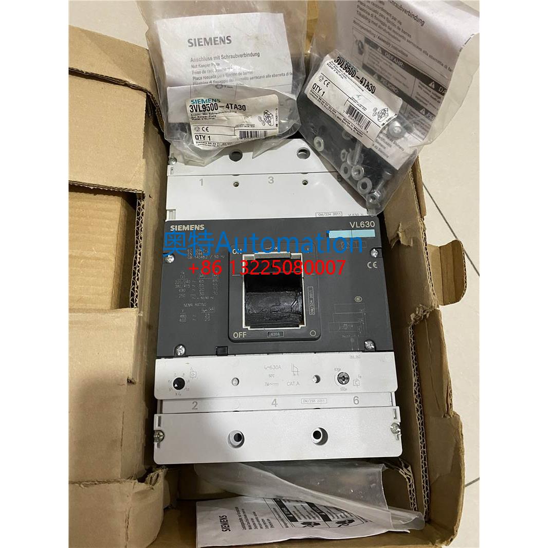 全新原装进口西门子塑壳断路器VL630N 3P 630A 空气开关议价议价$