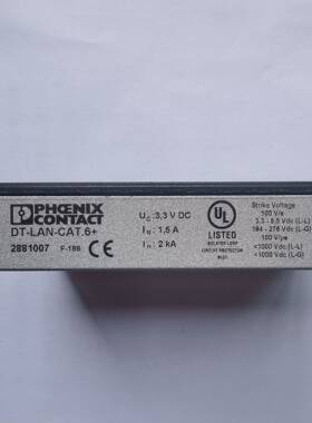 配件菲尼克斯网络防雷器2881007信号电涌保护器DT-LAN-CAT6+议价