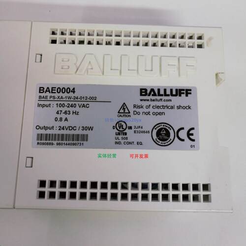 现货供应巴鲁夫BAE0004/BAEPS-XA-1W-24-012-002质量保证实物图片