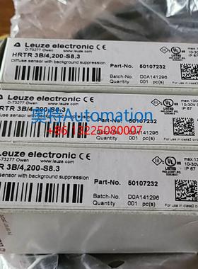 全新LEUZE HRTR 3B/4,200-S8.3传感器 50107232原装现货议价$