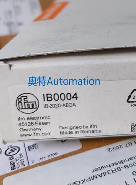 【包邮】IFM IB0004 IB0016 IB5124 IC5007 全新原装易福门议价$