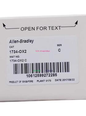 配件1734-OX2 原装美国罗克韦尔PLC模块质保一年顺丰包邮POINTIO
