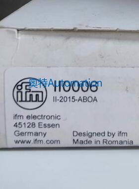 IFM II0006 II0012 II0054 II0294 全新原装易福门 现货议价$