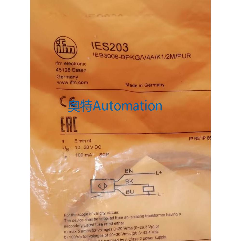 IFM IES203 IES214 IET201 IF5538全新原装易福门现货议价$