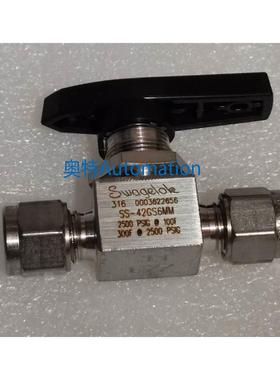 世伟洛克SS-42GS6MM球阀2500pslg 300F 6MM卡套管接头 全新原装议