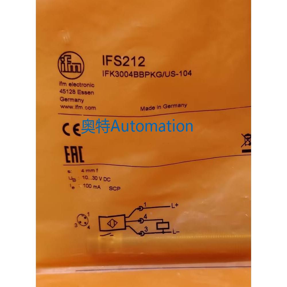 IFM IFS212 IFS213 IFS214 IFS240全新原装易福门现货议价$