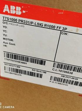 配件ABB塑壳断路器T7S1000 PR331P-LSIG R议价