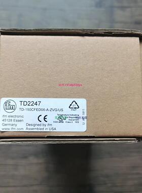 配件全新原装正品 IFM易福门 TD2247 温度变送器 现货销售议价