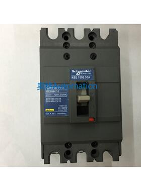 原装NSE100E3050 3P 50A施耐德空气开关塑壳式断路器议价$
