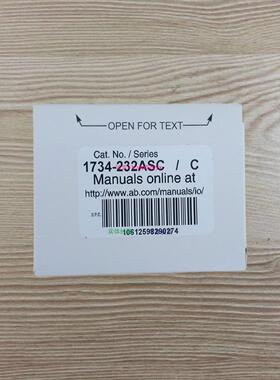 配件1734-232ASC 原装美国罗克韦尔PLC模块质保一年POINTIO顺丰包