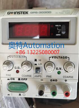 GWINSTEK电源插电可以开机GPS-303000/EH906138 9成新议价$