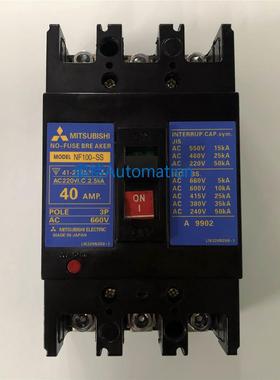 原装NF100-SS 3P 40A日本三菱空气开关塑壳式断路器议价$