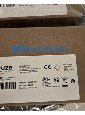 劳易测感应器GSL04B/1.1-30-M8.3 全新原装议价$