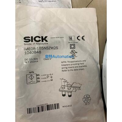 德国接近传感器1040848 IME08-1B5NSZW2S质保二年议价$