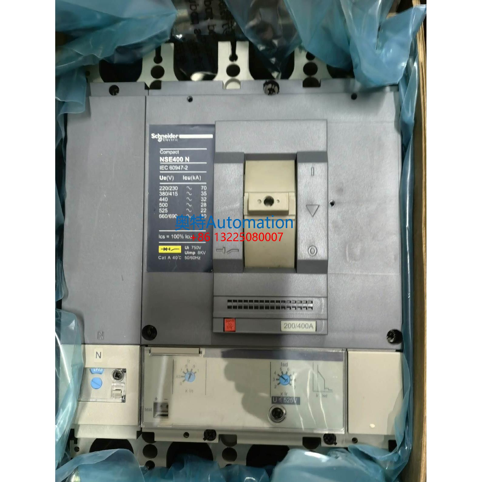 原装施耐德塑壳断路器NSE400N 4P 400A 现货议价议价$