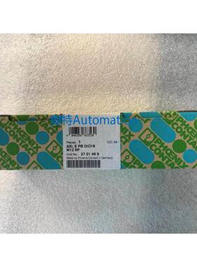 进口德国菲尼克斯数字模块 AXL E PB DIO16 M12 6P 订 2701499议