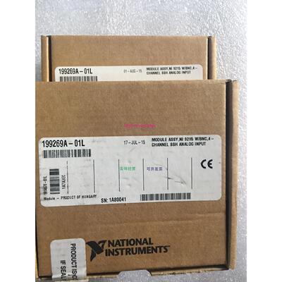 配件美国NI原装正品 全新NI9215，有需要的联系，全新未拆封。议