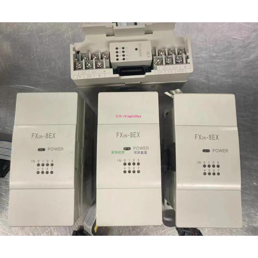 配件PLC模块 FX2N-8/16EX/EYR/EYT/ER/1PG/2AD2DA 原装拆机议价