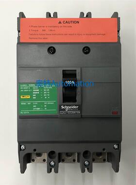 原装EZC250N3100 3P 100A 三级施耐德空气开关塑壳式断路器议价$