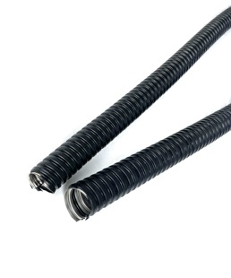 小口径包塑金属软管内径6mm8mm10mm12mm现货黑色灰色白色一良品牌