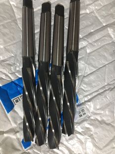 高速钢螺旋长刃铰刀 锥柄加长铰刀 机用左旋右切白钢 16 18 19 20